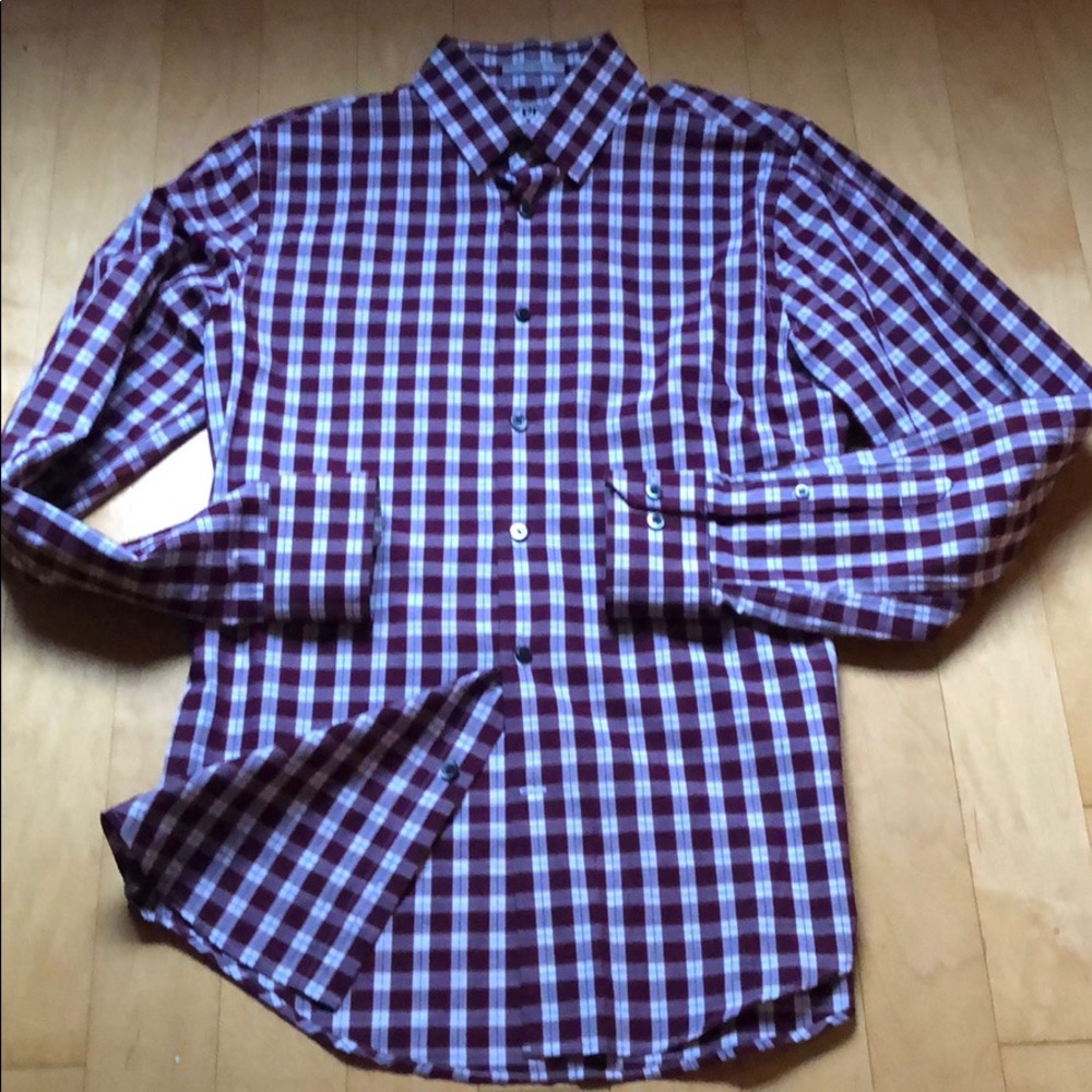 Express “Fitted” button down size mens small